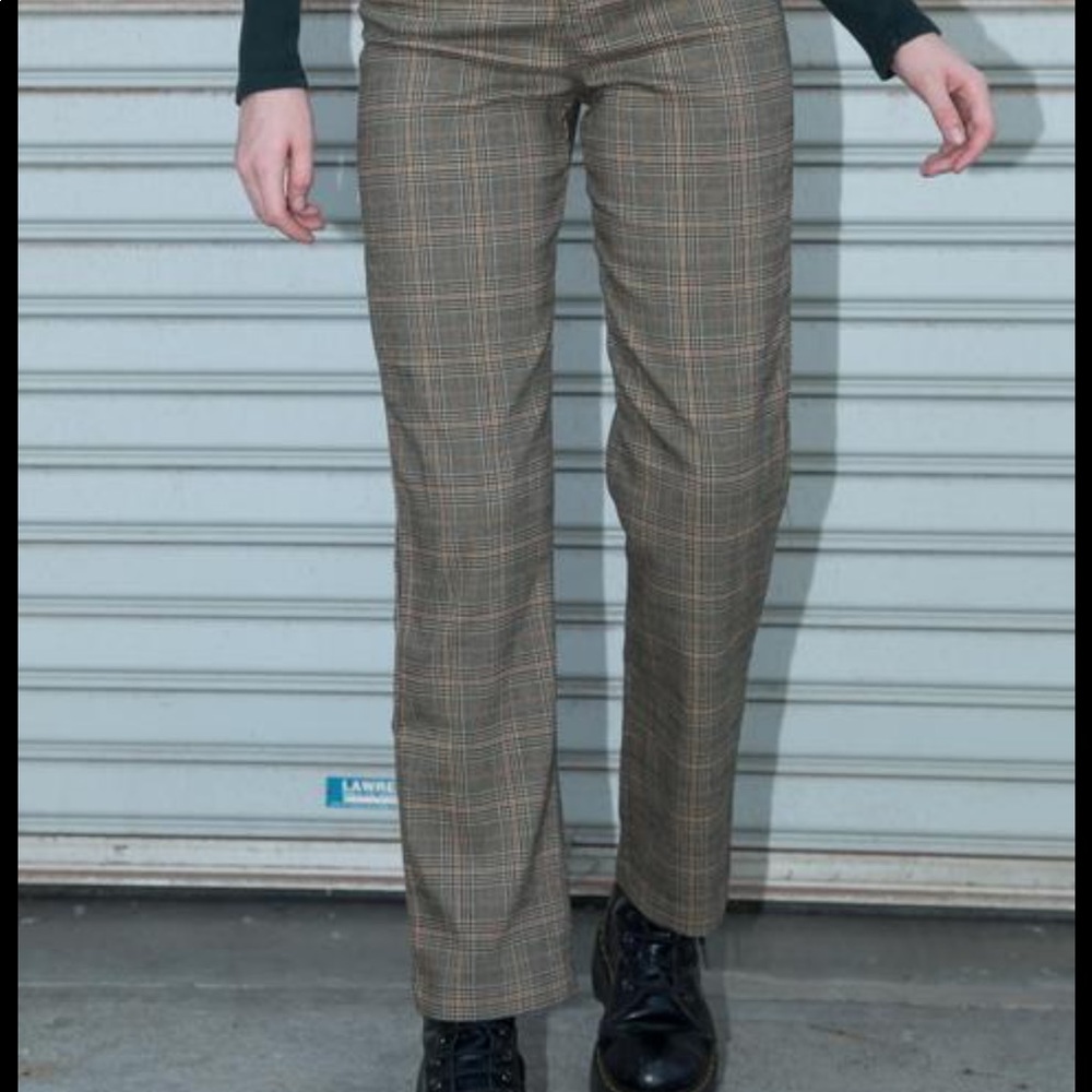 Brandy Melville plaid pants